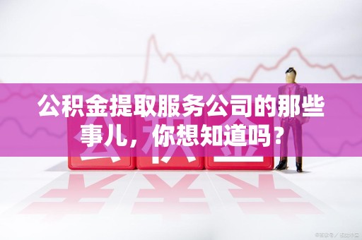 政和公积金提取服务公司的那些事儿，你想知道吗？