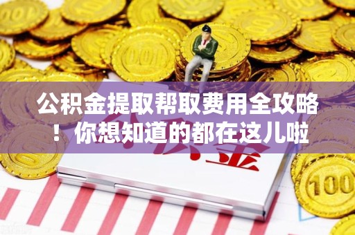 政和公积金提取帮取费用全攻略!你想知道的都在这儿啦 政和公积金提取帮取费用全攻略!你想知道的都在这儿啦