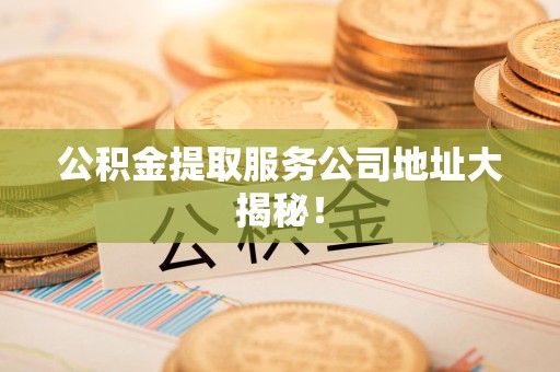 政和公积金提取服务公司地址大揭秘！